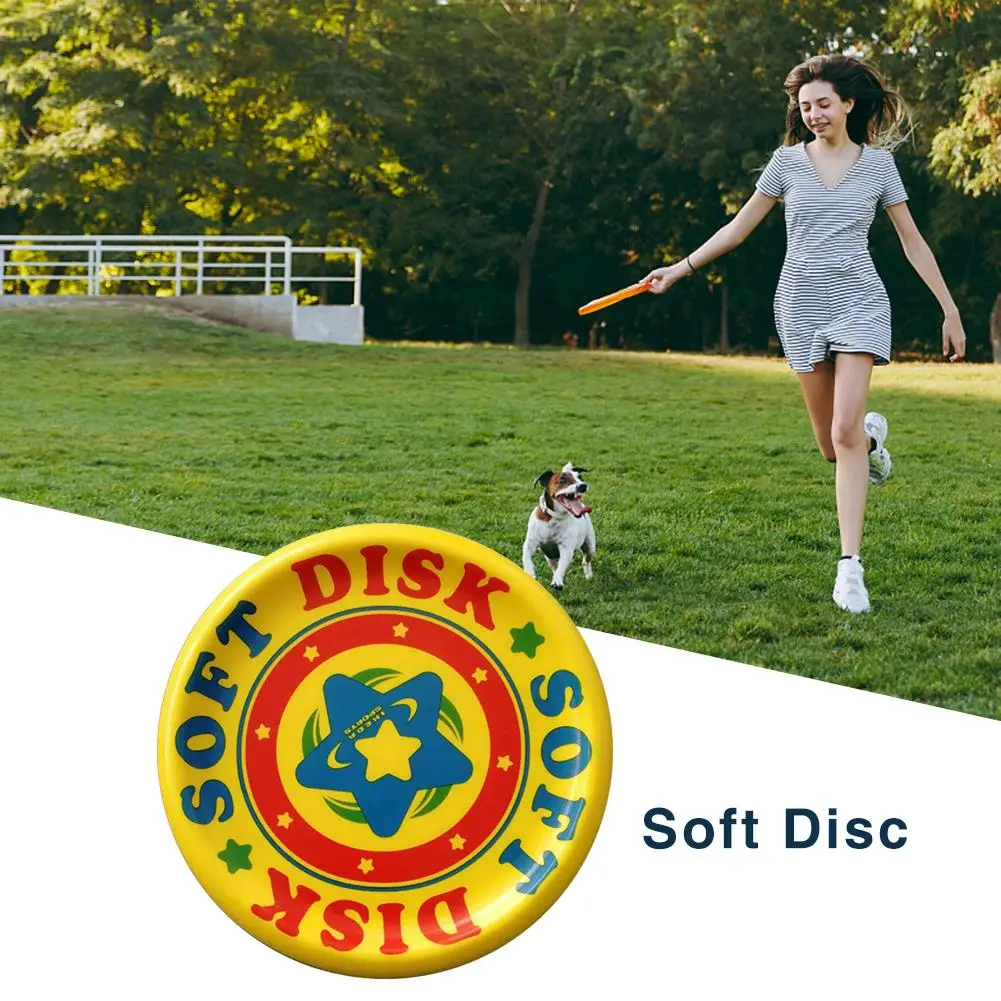 Забавный Летающий диск спортивный мягкий детские игрушки безопасное учебное