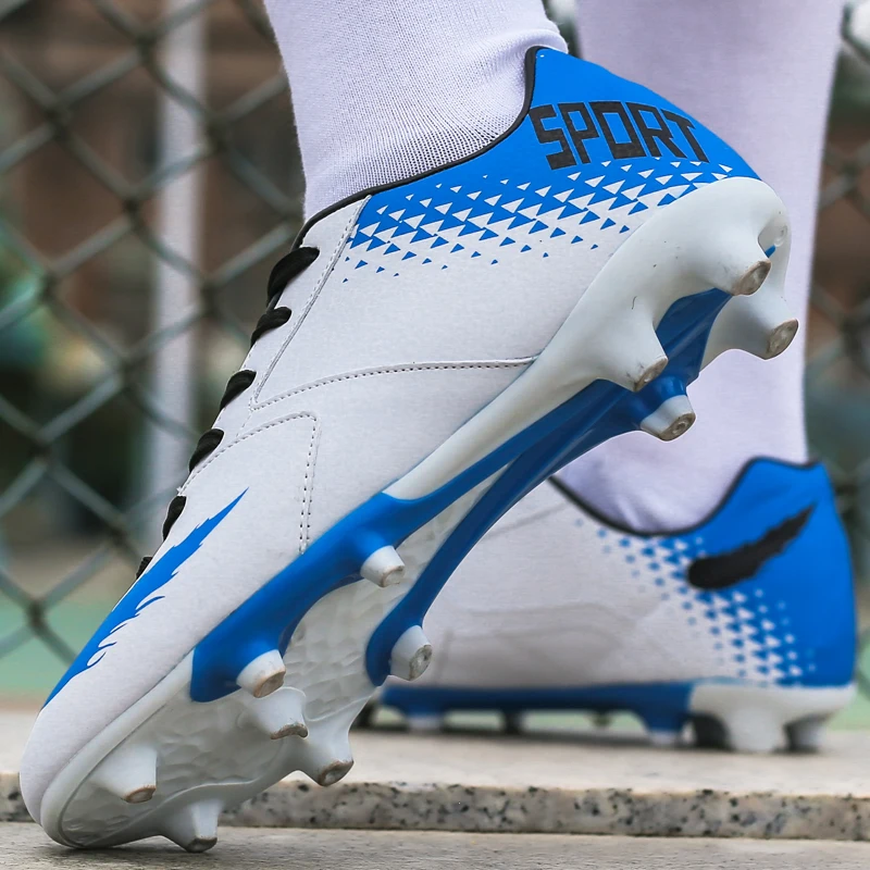FANPAO уличные бутсы газон AG повседневная спортивная обувь для футбола мужчин и