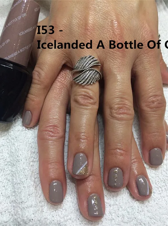 I53 UV GEL Новое поступление ногтей 15 мл Гелевый лак исландский гель лак для ногтей Esmaltes Permanentes Uv Led Off White Gelcolors гель верхнее покрытие - Цвет: I53 UV GEL
