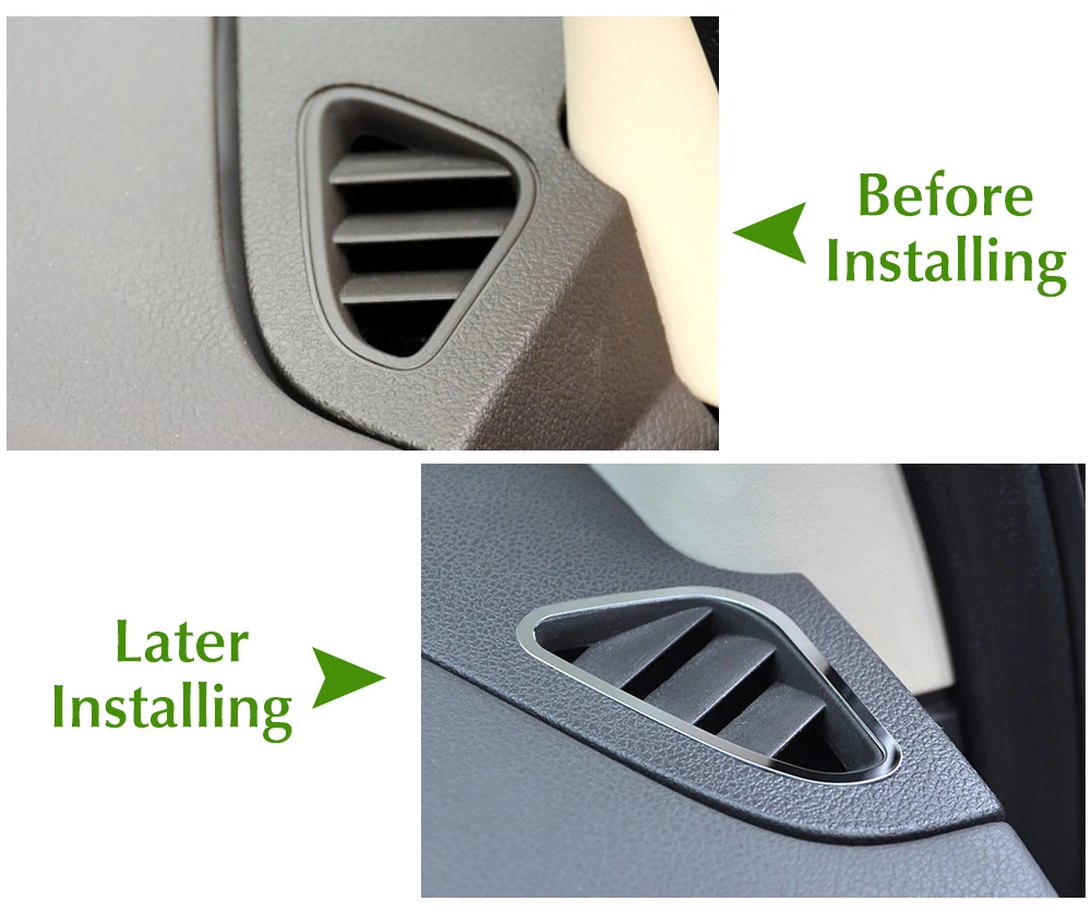 Автомобильный Стайлинг отделка из нержавеющей стали аксессуары для внутренней