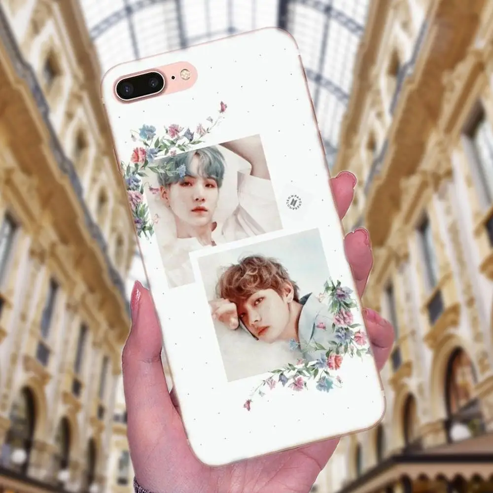 Мягкий ТПУ шаблон Jungkook лица для Apple iPhone 4 4S 5 5C 5S SE 6 6S 7 8 Plus X XS Max XR - Цвет: as picture