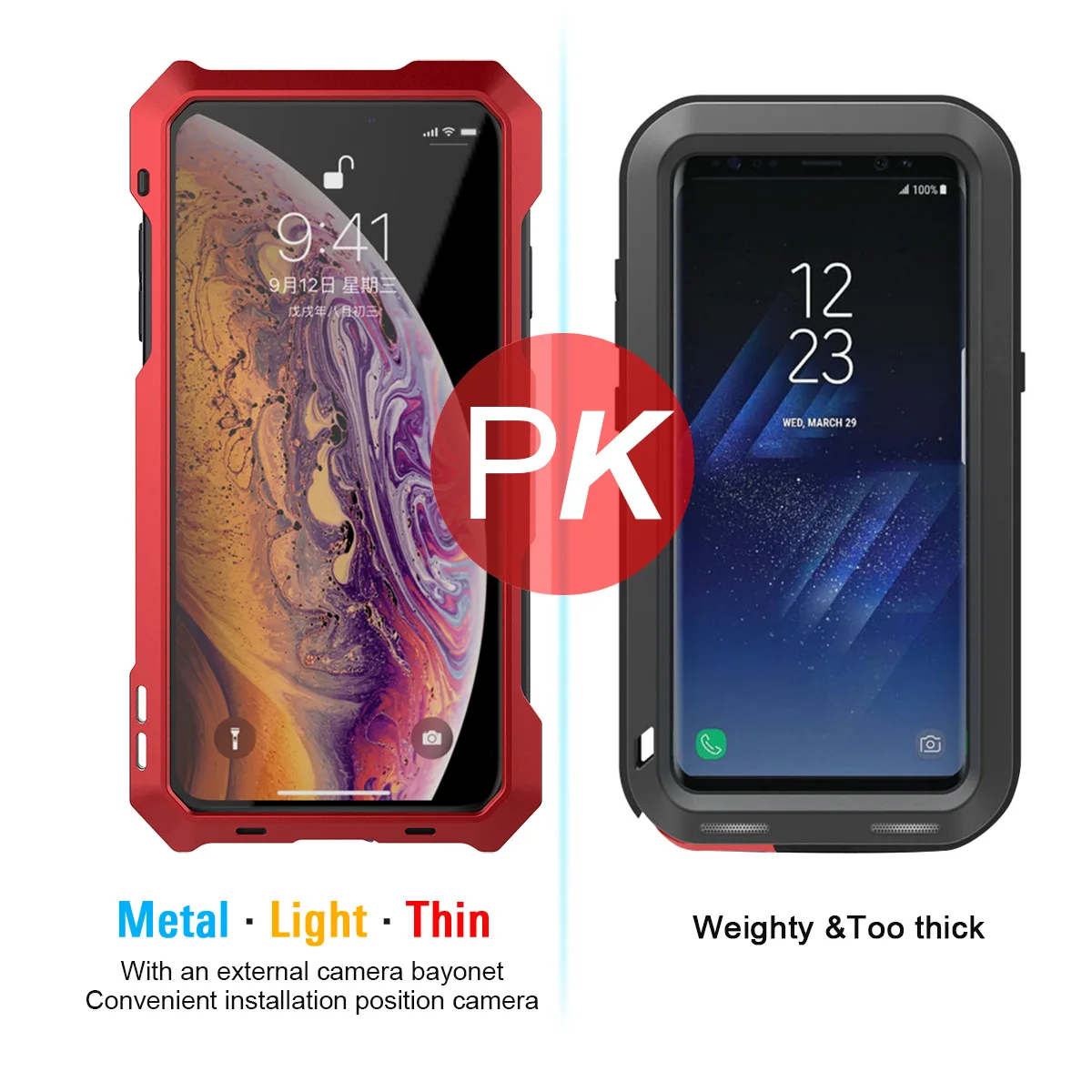 Металлический противоударный чехол для iPhone XS Max XR бампер из алюминиевого сплава для iPhone X с макро широкоугольным объективом рыбий глаз