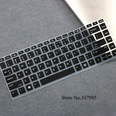 Black 14 дюймов Чехол для клавиатуры ноутбука Защитная крышка для hp EliteBook 745 G5 EliteBook 840 G5 ZBook 14u G5 - Цвет: Black