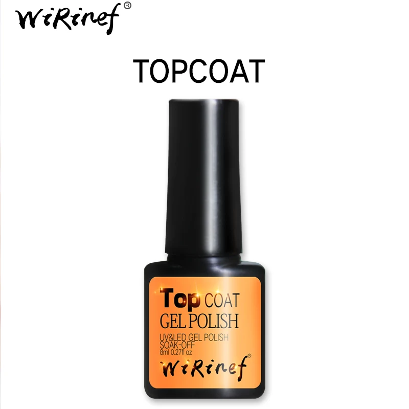 top coat Серия WiRinef, розовый, красный, температурный Гель-лак для ногтей, УФ светодиодный Гель-лак, изменение цвета, лак для ногтей, клей для ногтей - Цвет: top coat