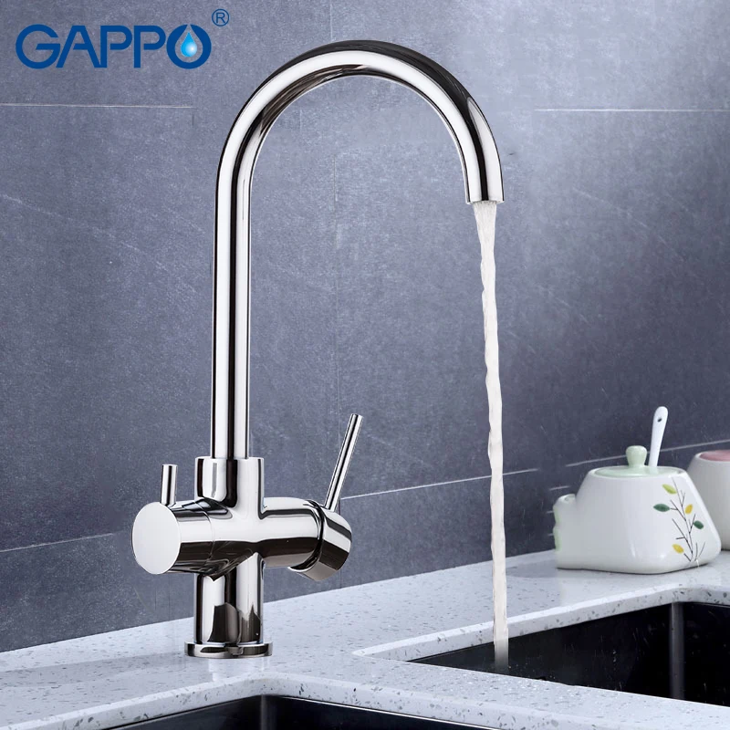 Смеситель Gappo с фильтром для воды система питьевой кухонный смеситель на бортике