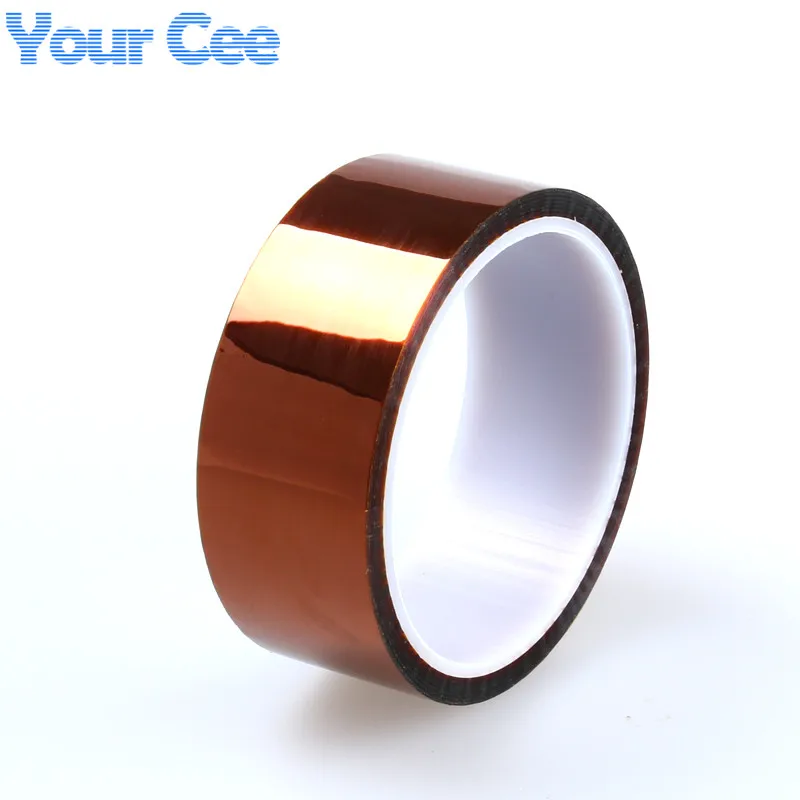 Высокотермостойкая лента 35 мм x 33 м высокотемпературная выделенная полимидная