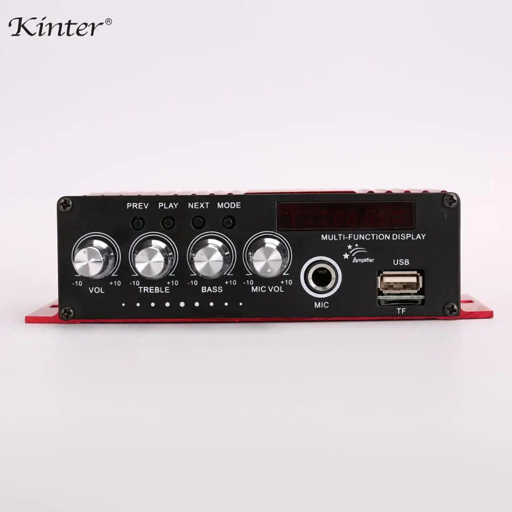 MA-130 DC12V 2CH 2*20 W Bluetooth Mini Hi-Fi AMP стерео USB автомобильная Лодка аудио авто усилитель мощности Поддержка FM/MP3/MIC вход