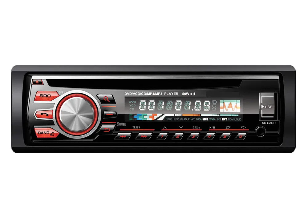 Высочайшее качество автомобиля MP3 Bluetooth автомобильного аудио стерео Dash FM DVD CD