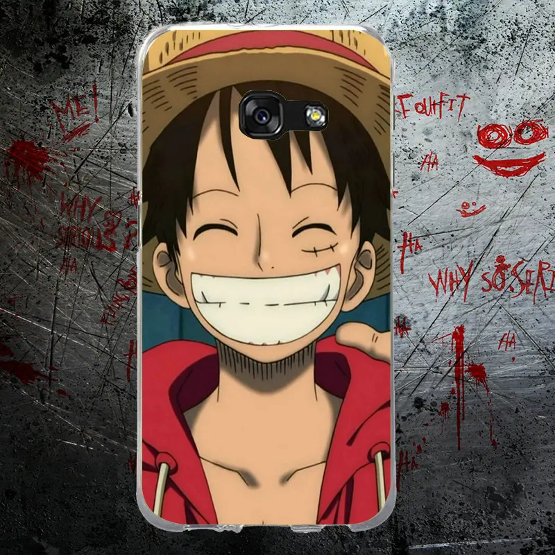 Cartoon One Piece Luffy Cases For Samsung Note 2 3 4 5 8 for HTC U11 M7 M8 M9 M10 A9 E9 Plus Soft Silicone TPU Bag | Мобильные