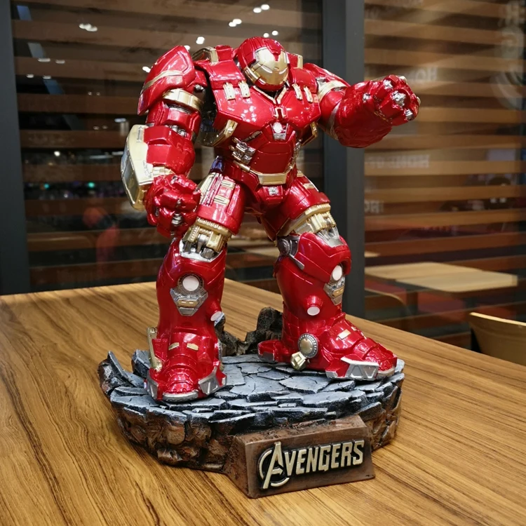 Картина из смолы Staue 34 см фигурка ограниченное количество Халк Железный человек