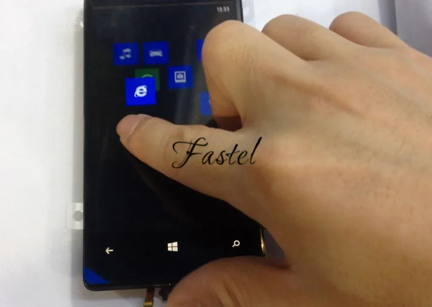HKFASTEL для Nokia Lumia 920 новый оригинальный сменный сенсорный экран + рамка Клейкая