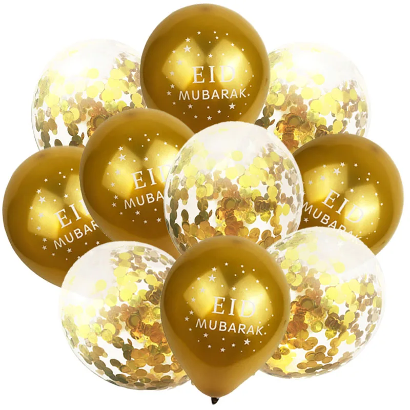 Рамадан Мубарак воздушный шар ИД декорация стандартный кареем Золотой