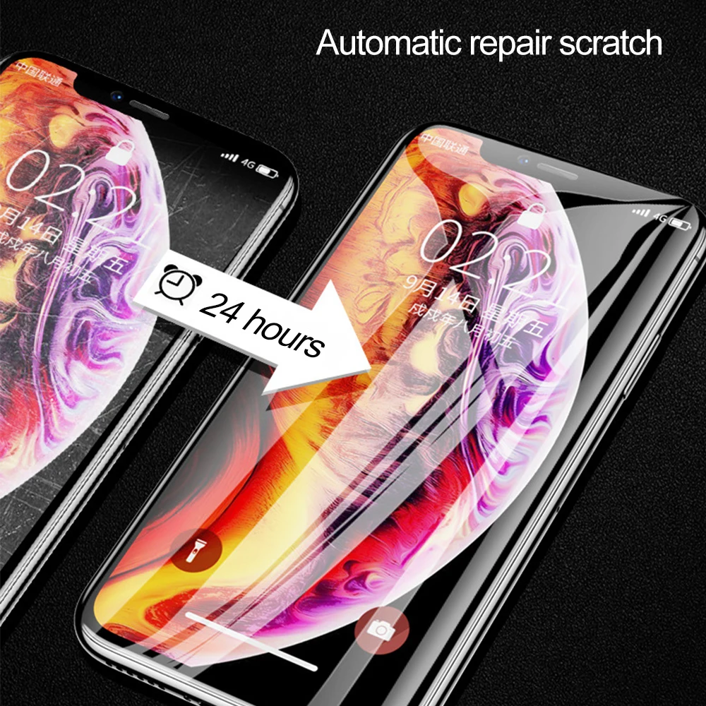 Передняя Гидрогелевая пленка для huawei P20 Pro lite Honor 7X 7C 7A Y7 Y9 Y6 Y5 2018 невидимая Защитная