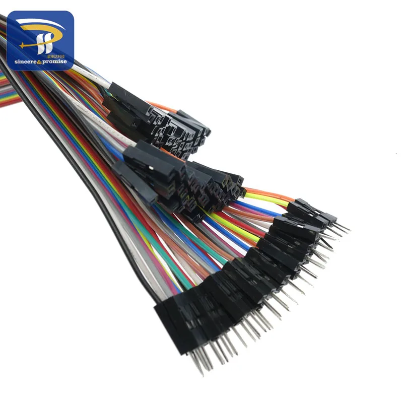 Dupont line 120 шт. 20 см 1P штекер + гнездо и перемычка Кабель для Arduino DIY Kit|jumper wire|line dupontjumper