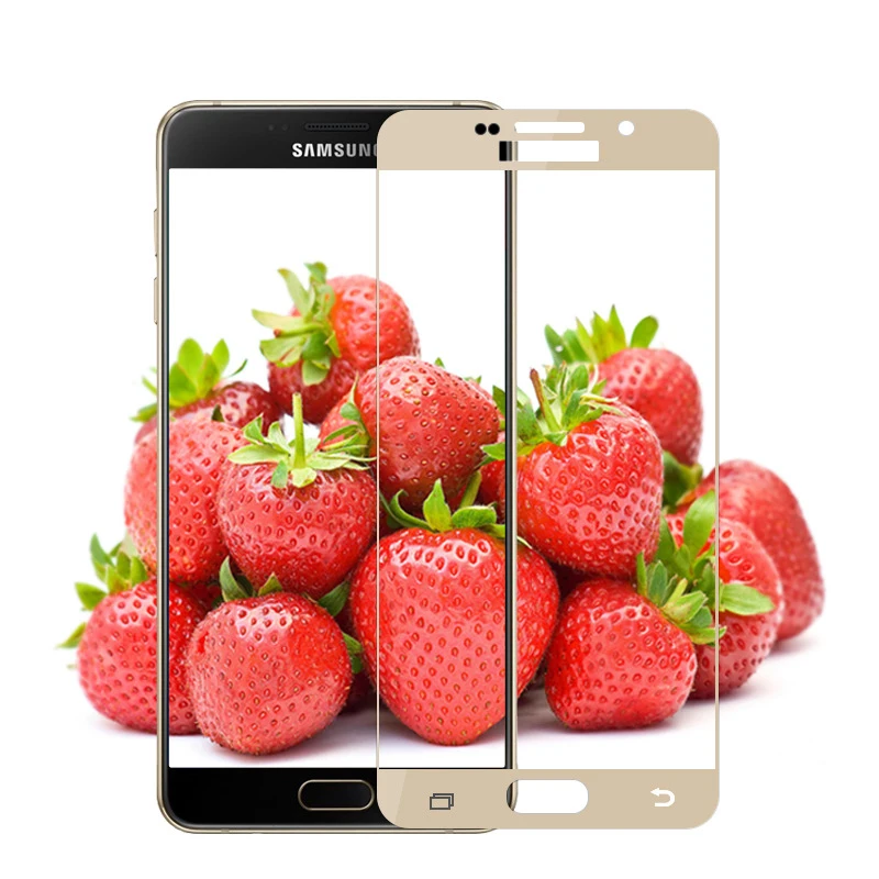 Полное покрытие из закаленного стекла для Samsung Galaxy S6 S7 A3 A7 A5 2016 2017 J2 J5 J7 Prime Note 4 5