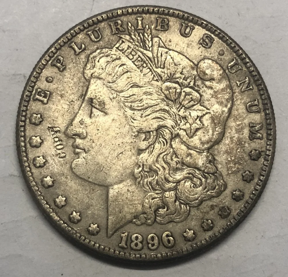 1896 (P.S.O) Соединенные Штаты Morgan One Dollar Посеребренная копия монеты (Выберите любой