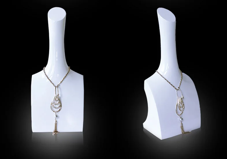 Новый модный белый держатель для ожерелья манекен торс ювелирных изделий| |