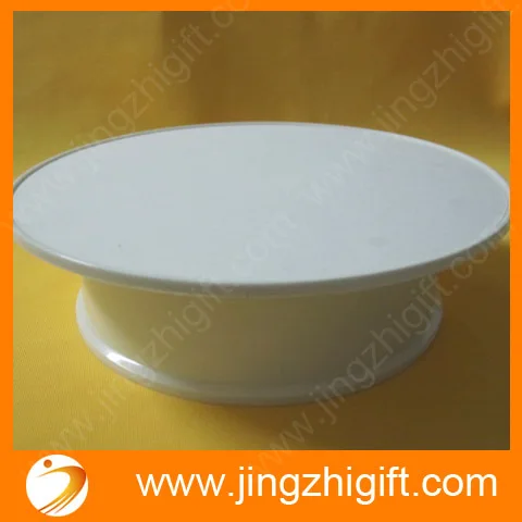 Подставка для ювелирных изделий 8 дюймов с белым бархатным верхом моторизованный