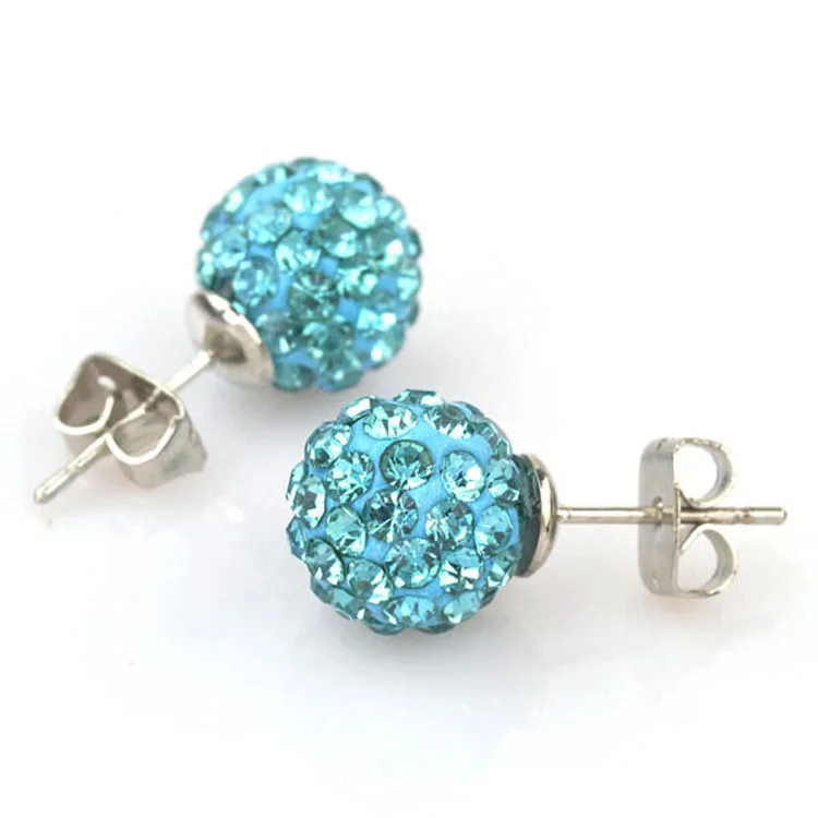 Серьги Brincos Earing интернет-магазины Индия Aros Pendientes Mujer для женщин Brinco Perlas Кристальные серьги-гвоздики Oorbellen - Окраска металла: shuijinhushuilan15