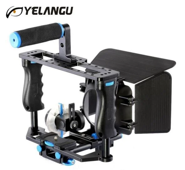 YELANGU C200 профессиональная портативная DSLR Rig камера клетка набор + Матовая коробка