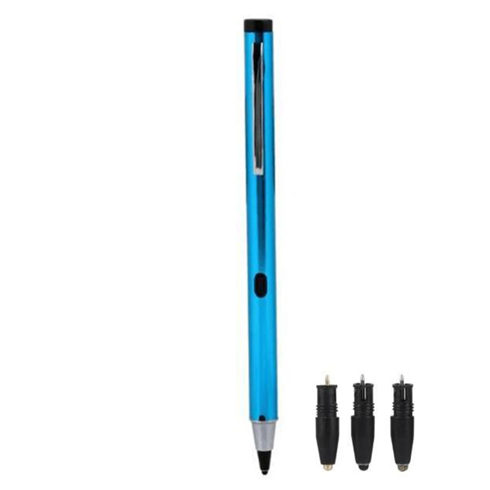 Горячая перезаряжаемый алюминиевый емкостный стилус для сенсорного экрана для телефонов и планшетов