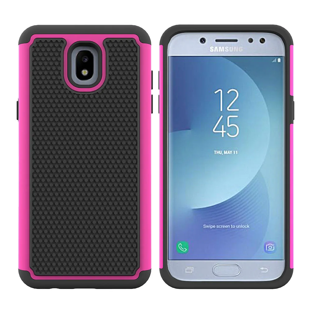 Гибридный прочный Чехол 2 в 1 из ТПУ и жесткого поликарбоната с защитой экрана