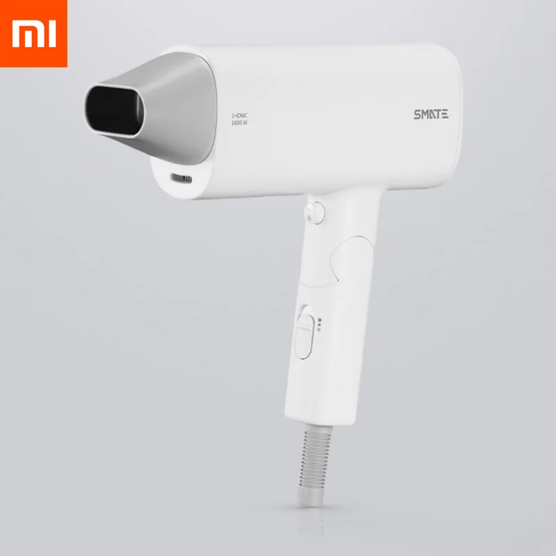 Фен Xiaomi Mijia SMATE для путешествий, бытовой фен, инструменты для укладки волос, фен для горячей и холодной воды 220 В 1600 Вт