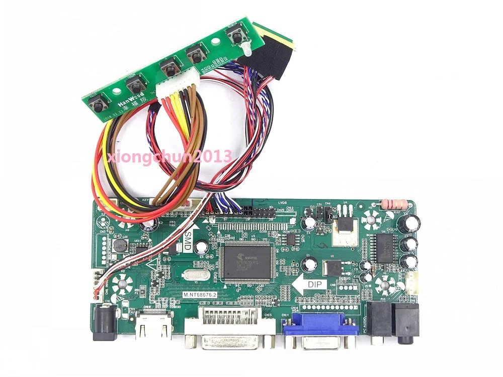 Дисплей для LP156WH4 15 6 ”1366X768 панель монитора HDMI LCD DVI VGA комплект светодиодный