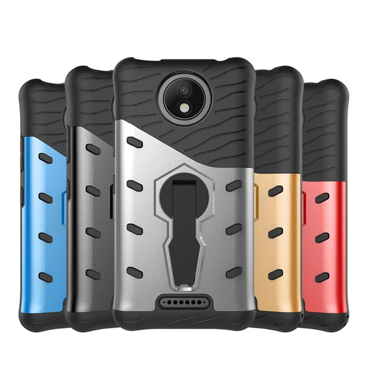 CHCHOOH СПС Motorola MOTO C Роскошные Гибридный Slim Armor Снайпер телефона чехол для Moto плюс