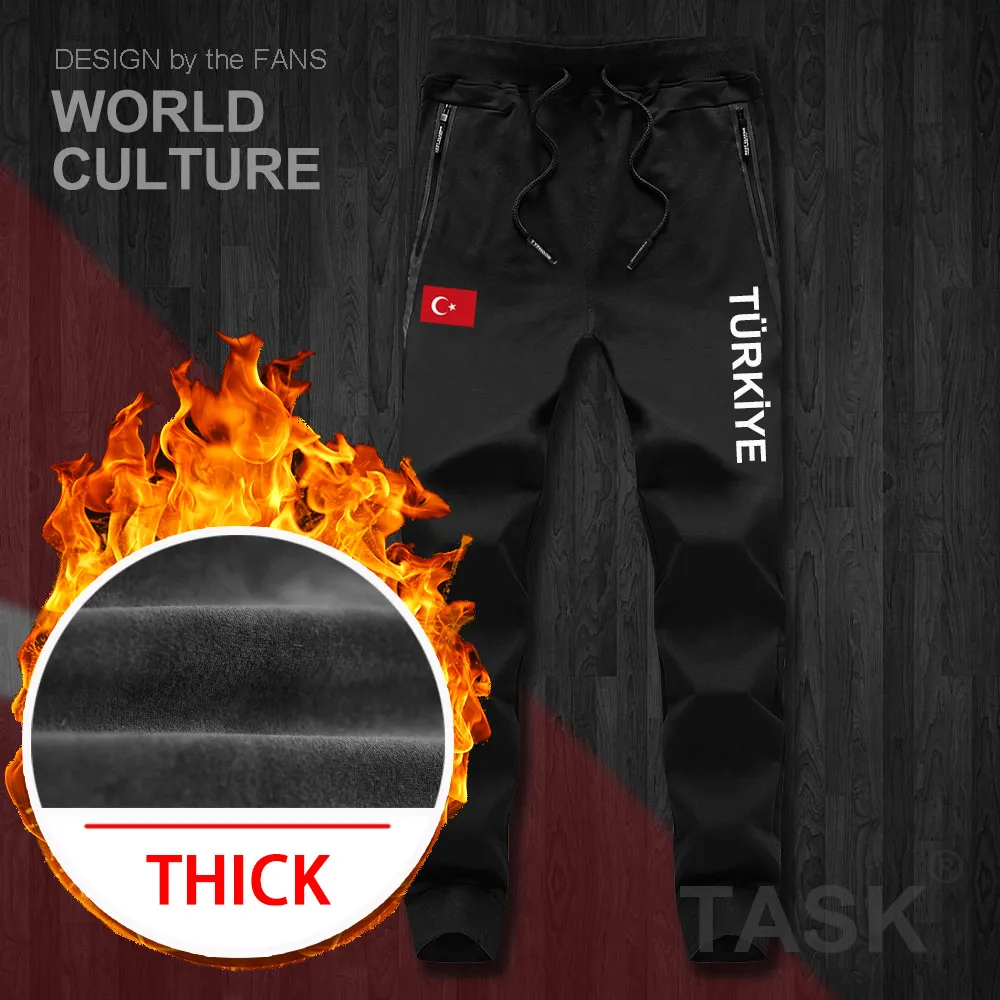 Turkey TUR Turkish Turk TR mens pants joggers jumpsuit sweatpants track sweat fitness fleece tactical casual nation country NEW | Мужская