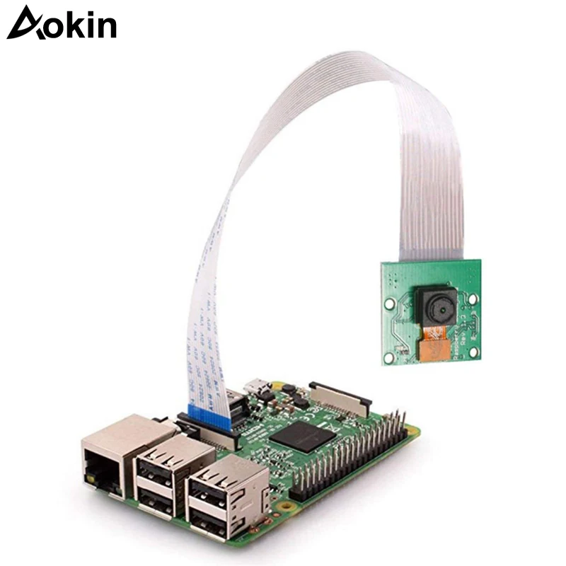 1080P для Raspberry pi камера Широкоугольный Рыбий глаз ночное видение Модуль камеры 5MP