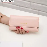 fashion women pu wallet womens handbag hasp wallet zipperlong purses card holder high qualitbolsa feminina 2018