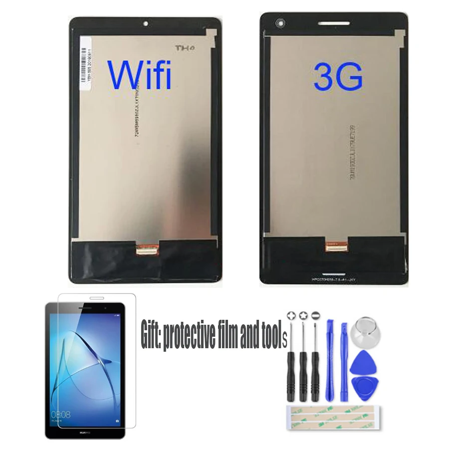 Новый ЖК дисплей с сенсорным экраном 7 дюймов для Huawei Mediapad T3 0 3g или Wi Fi