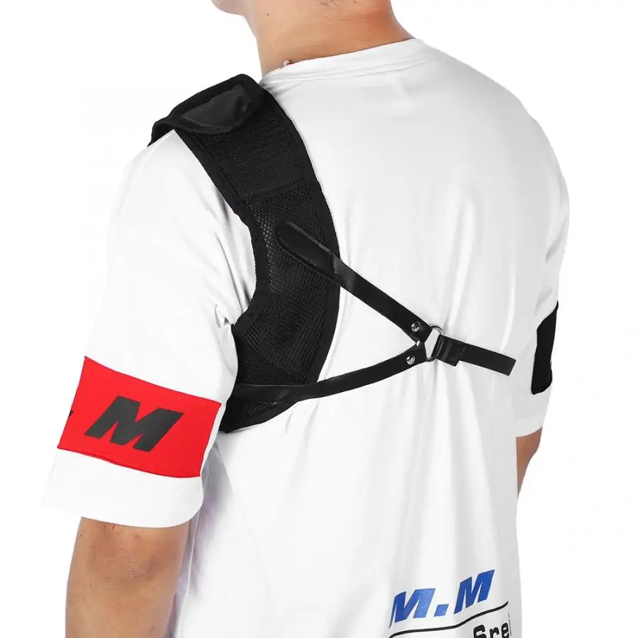 Регулируемый нагрудный защитный кожух левое плечо поддержка груди защита для