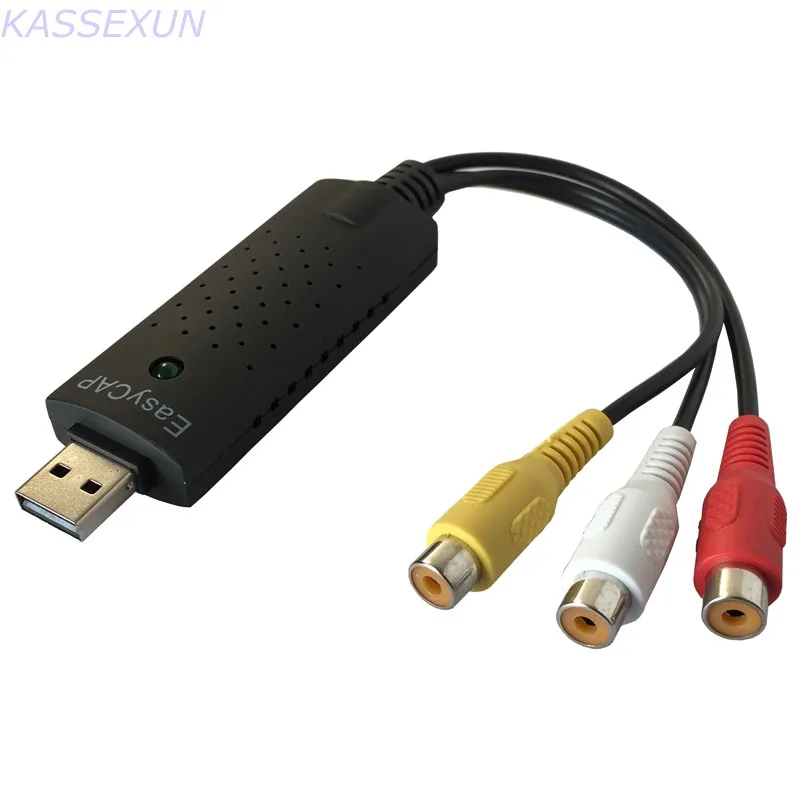 Новинка 2017 простой захват видео usb2.0 компонентный RCA аналоговый и аудио в цифровой