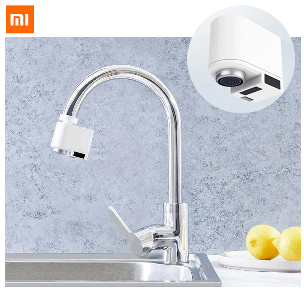 Xiaomi автоматическое сенсорное инфракрасное Индукционное устройство для экономии воды Регулируемый мини-распылитель воды для кухни ванной раковины кран