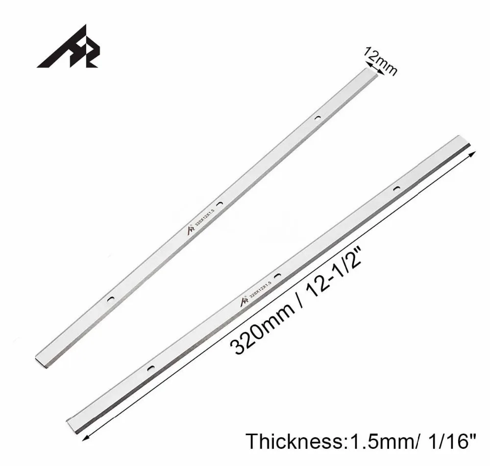 HZ 12-1/2 &quotПортативный строгальный станок для Ryobi AP12 двойной Обрезной нож набор из 2