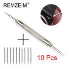 Пружинный стержень из нержавеющей стали, 16 мм, 18 мм, 20 мм, 22 мм, 24 мм, 26 мм, серебристый металлический ремешок для часов, 10 шт., Аксессуары Инструмент часовщика