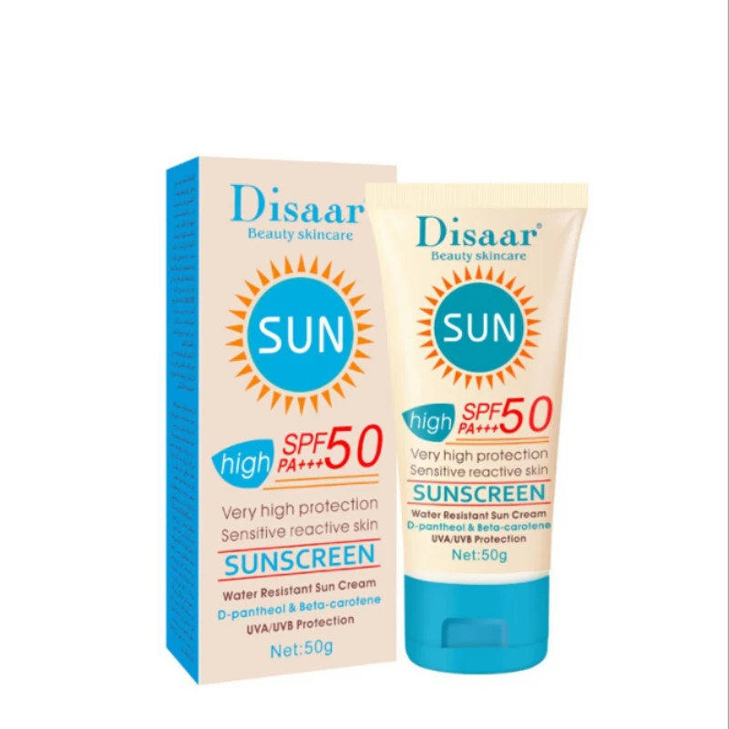 Летний солнцезащитный крем для лица PA + SPF 50 УФ-излучение отбеливающий | Красота и