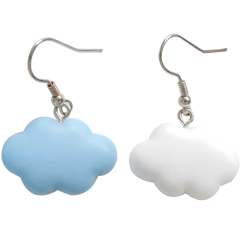 Новые оригинальные серьги-капельки Timlee E310 с милыми облаками эксклюзивные
