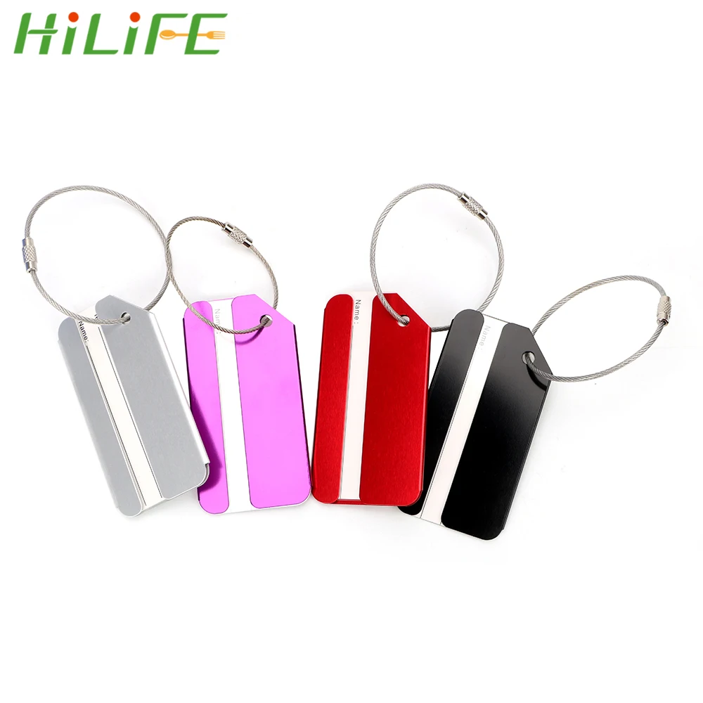 Багажные бирки HILIFE металлические для багажа бирка Дорожный чемодан