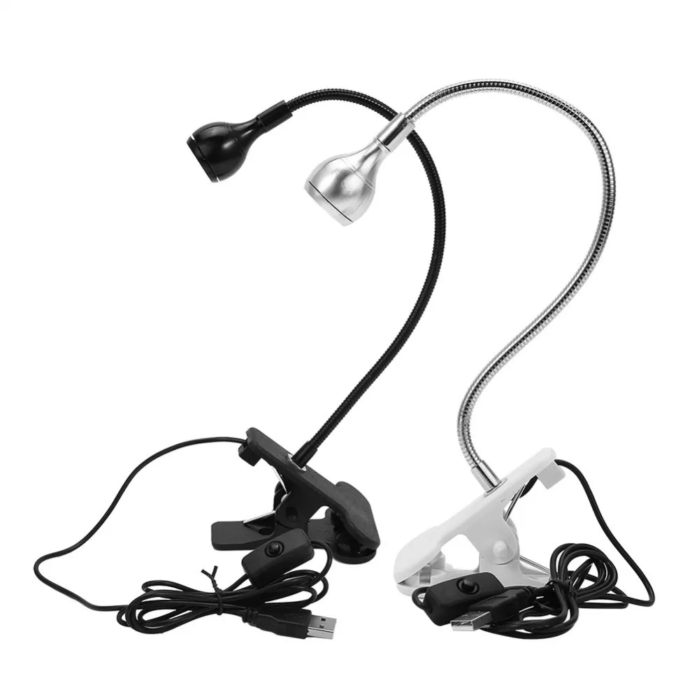 Бесплатная доставка 1 Вт USB ночник гибкий светодиодный светильник для чтения с