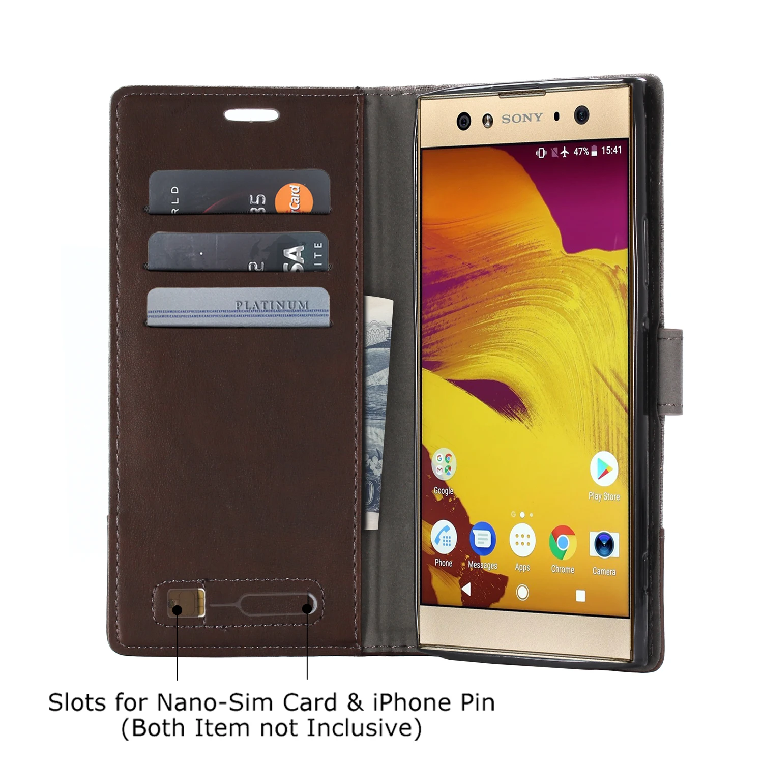 Роскошный джинсовый кожаный чехол для sony Xperia XA2 Ultra X XA XZ Premium XZ1 XZ2 Compact L1 Fundas кожаный чехол Google Pixel 2 XL XL2
