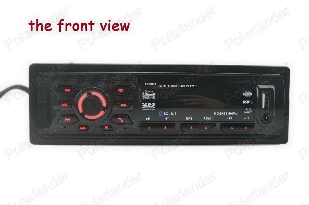 Автомобильное радио bluetooth музыкальный телефон MP3 FM USB универсальный 1 Din пульт