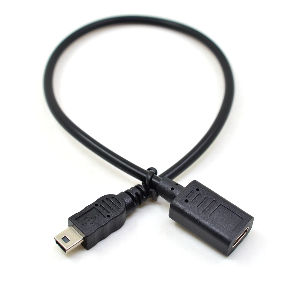 Кабель питания Mini USB 2 0 папа мама 3 1 Type c для зарядки и передачи данных|Компьютерные