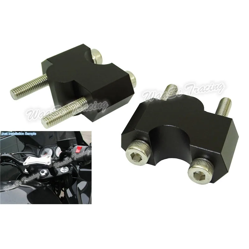 Waase мотоцикл 22 мм 7/8 &quotРуль Riser Up 30 кронштейн комплект для Kawasaki Z750 2004 2005 2006 2007 2008 2009