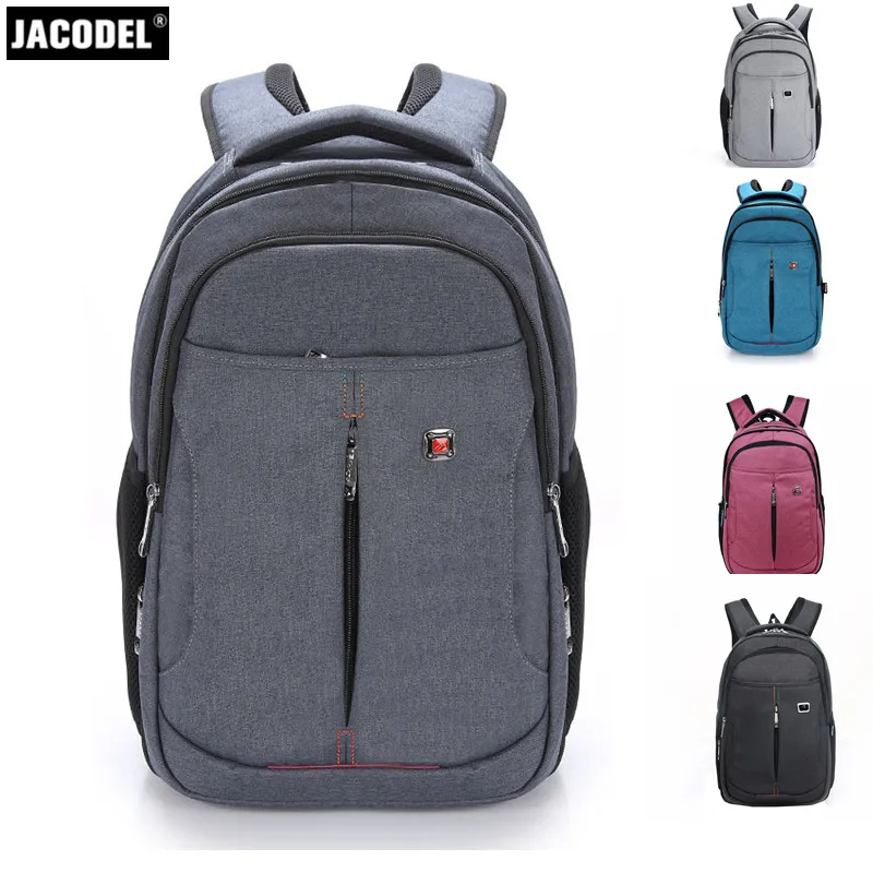Jacodel Мода 15 16 дюймов Сумка для ноутбука Для мужчин Тетрадь компьютер рюкзак школы