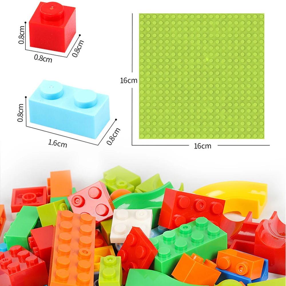 168336pcs marble race run bricks set small size learning educational construction blocks diy assembly toys for kids gifts free global shipping