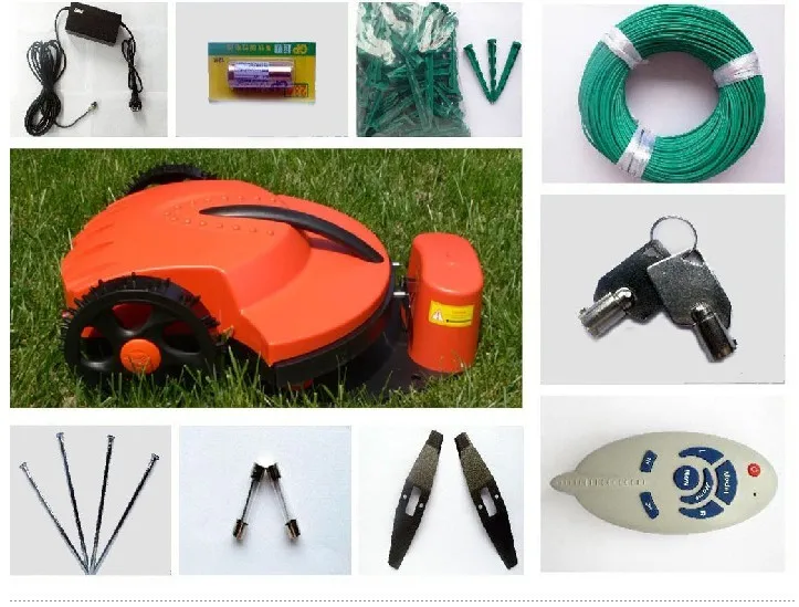 Самый дешевый автоматический беспроводной робот газонокосилка 158 С 7.2ah свинцово