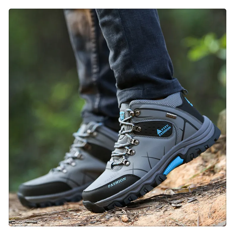 URBANFIND/мужские ботинки размеры 39-47, дизайнерская мужская обувь зимние ботинки водонепроницаемые мужские зимние ботинки мужские ботильоны на шнуровке теплая зимняя обувь